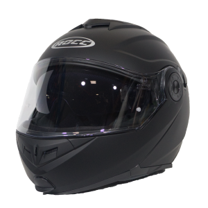 Rocc 880 systeemhelm zwart voorkant