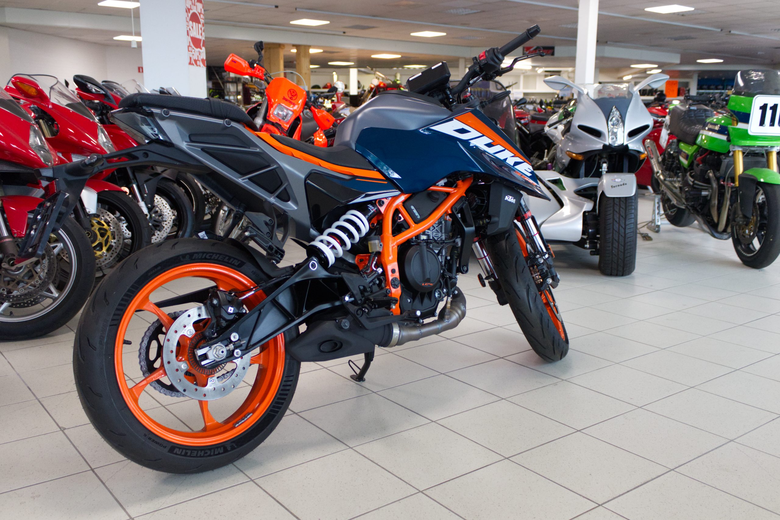 KTM Duke 390 achterkant